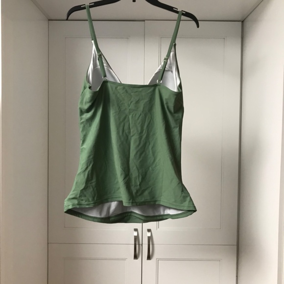 Tankini Swimsuit top Women’s XXL Olive Green NWOT - Picture 2 of 8